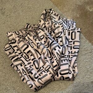 Stylish Black and White Graphic Bottoms and pj top